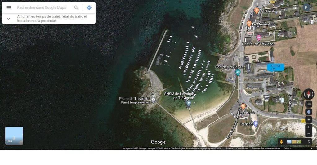 A Moins De 100 Metres De La Mer A La Pointe De Trevignon Trégunc Eksteriør bilde